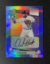 2002 Donruss Best of Fan Club Rookie Orlando Hudson Auto /1350 #241 Blue Jays