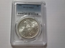 1886-P  Morgan Dollar  PCGS  MS_63  ***BLAZING***