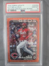 2024 Topps - Rookie Debut Elly De La Cruz Orange Crackle  /299 (RC)