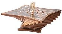 Couchtisch Modern Wohnzimmer Holz Neu Braun Stilvoll Elegant Komfort