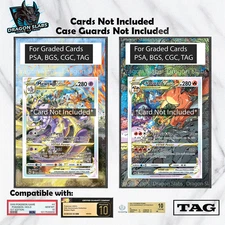 x2 Mewtwo Vstar GG44 & Charizard VStar PSA BGS CGC TAG Extended Art Pokemon
