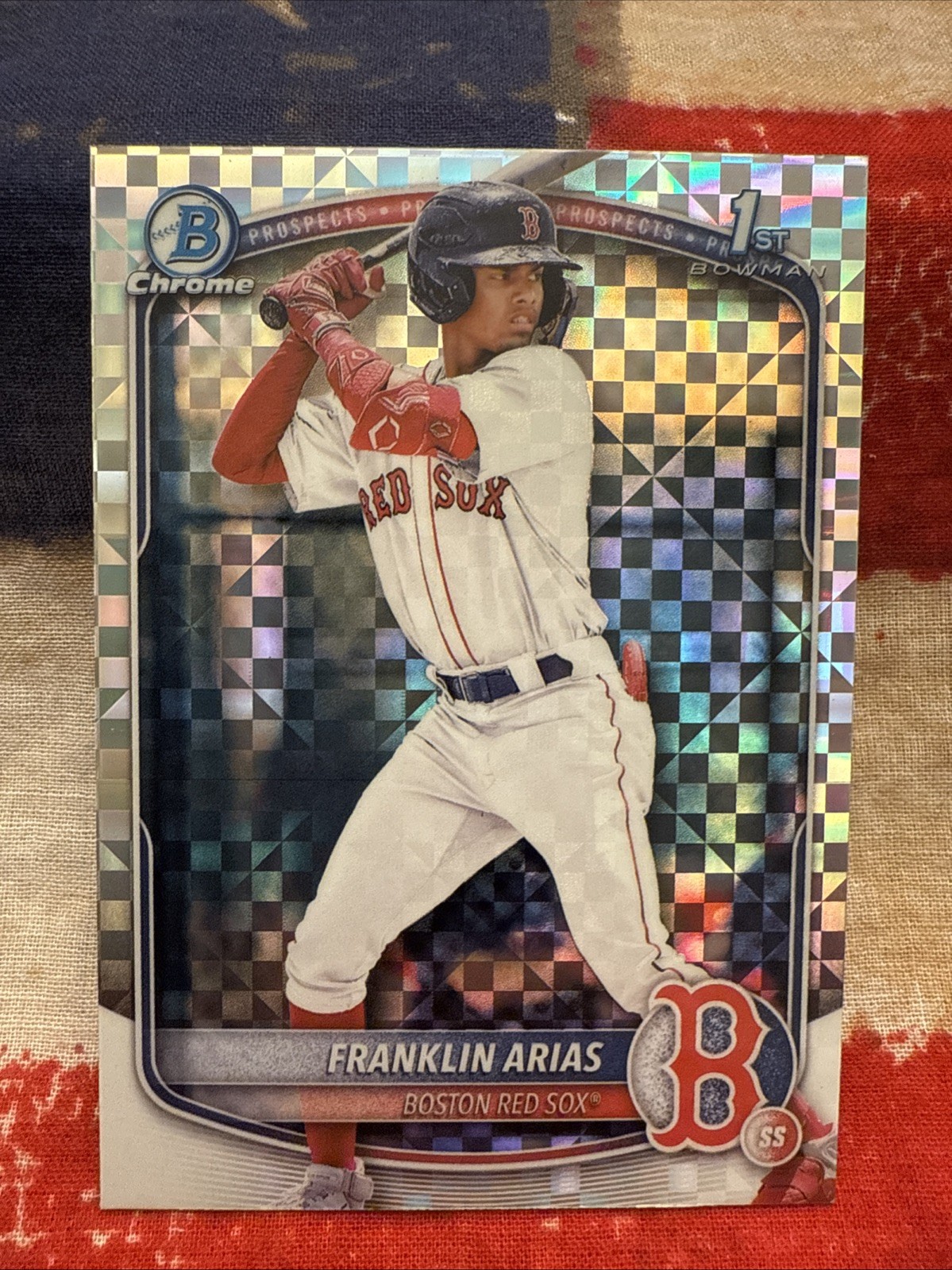 2025 Bowman Chrome Xfractor FRANKLIN ARIAS #BCP-67 Red Sox 1st Bowman