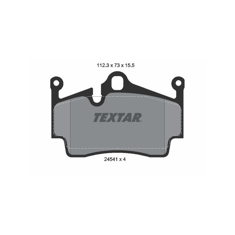 Brake Pads Set Rear Textar 2454101 98735293901 98735293903 - Image 5