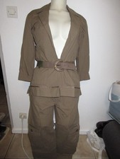 Tailleur pantalon kaki Kristina Popovitch taille 38
