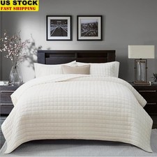 Luxury Velvet Quilt Set Ultra Soft Bedding Elegant Cover 2 Pillow Shams New