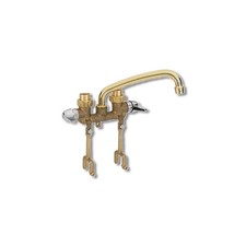 Homewerks Brass Two-Handle Bathroom Sink Faucet 3 3/8 in 093310-255-RB-B