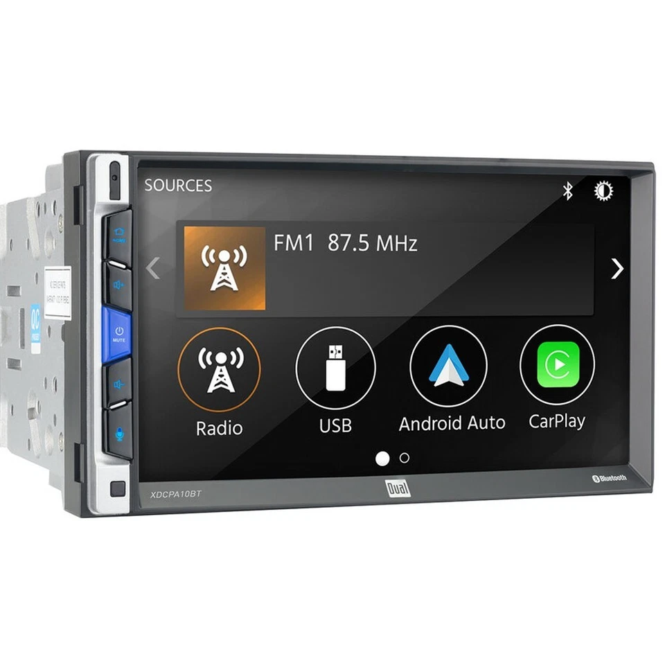 XDCPA10BT 7" Apple Carplay Car Stereo AM/FM Radio For 1997-2005 Buick Century - Image 2 of 4