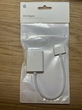NEW Genuine Apple 30 Pin to VGA Adapter iPad iPhone iPod Monitor MC552ZM/B A1368