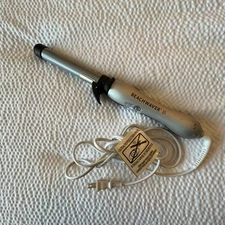 Beachwaver S1 Black Silver Rotating Curling Iron Model BW1136S1 120V 40W Tested