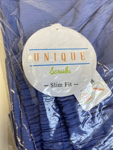 UNIQUE Scrubs- Slim Tapered Fit Shirt & Pants - Picture 6 of 7