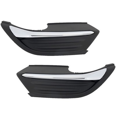 Rear Driver & Passenger Side Primed Bumper Trims Fit for 2018-2022 Honda Accord