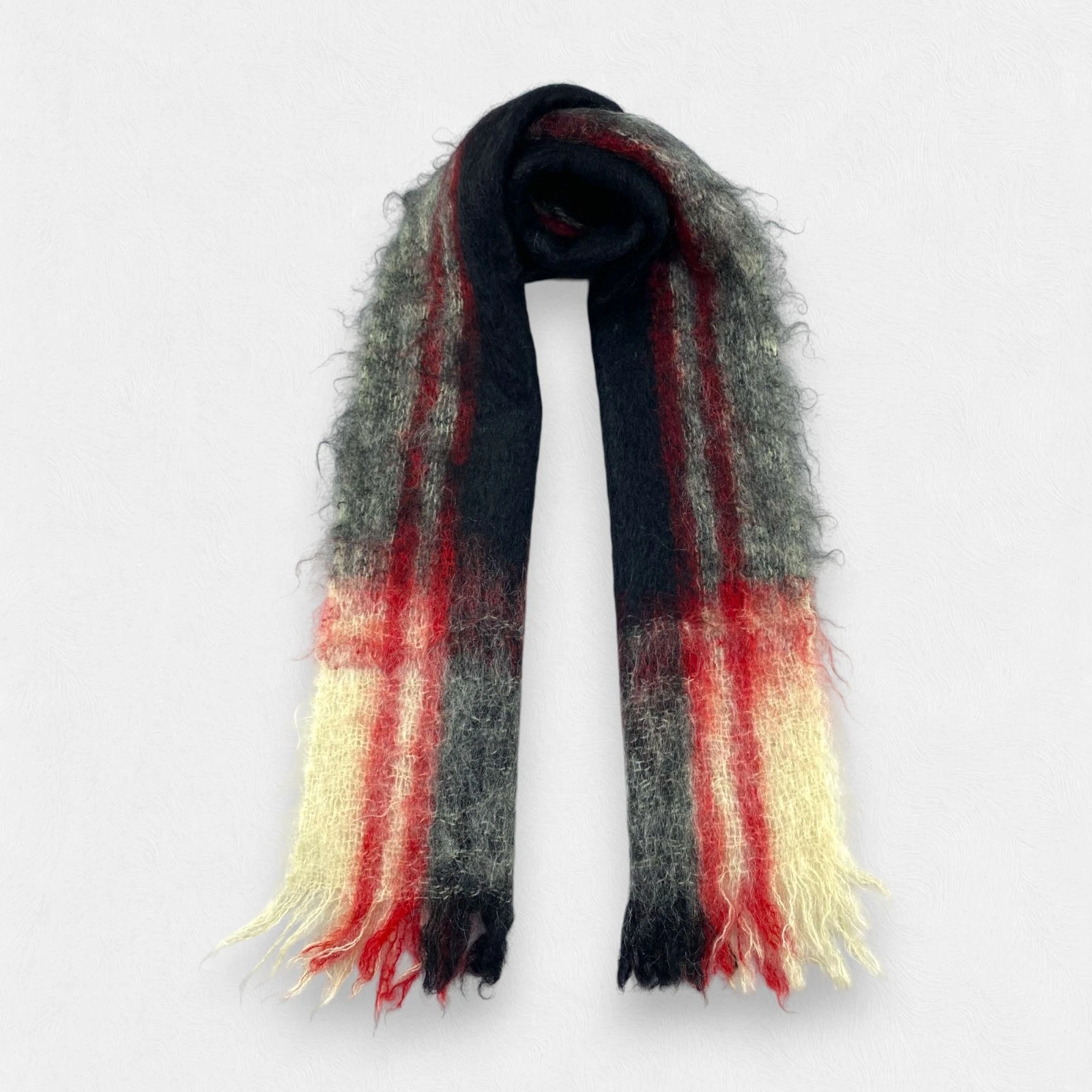 Vintage Glen Cree Scarf Muffler Winter Neck Scarf Mohair Scarves