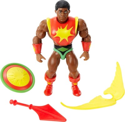 Masters of the Universe Origins Sun Man 5.5-in Action Figures, Battle Figures