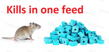 Rat Poison Feed Rat & Mouse Bait Blocks Effective Fast Killer One Feed