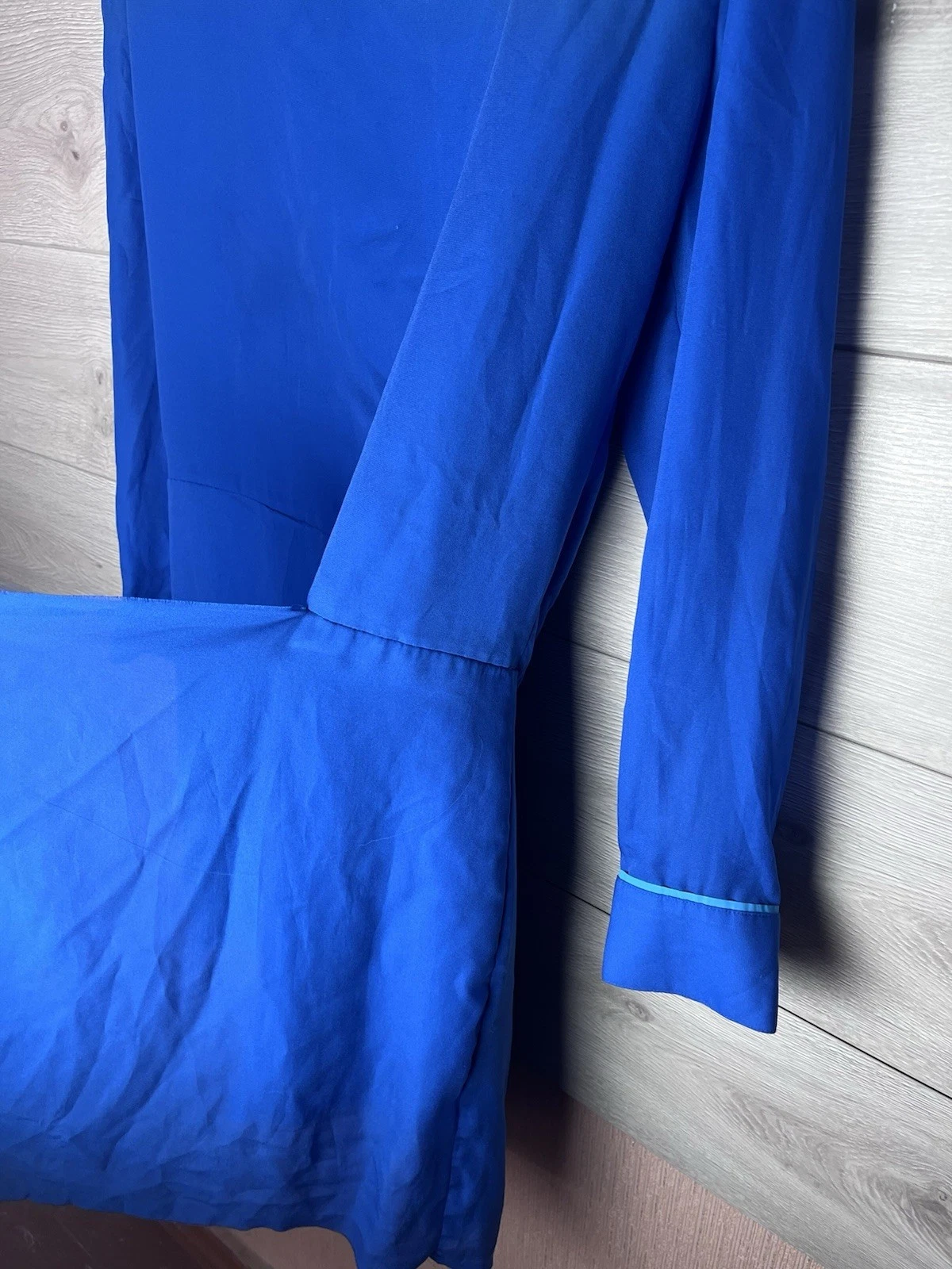 ACNE STUDIOS LUSSO ABITO LUNGO DONNA ACNE TAGLIA 40 BLU MADE IN ??