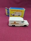 LESNEY Matchbox Bedford Lomas Ambulance #14C 1962 D Type Box