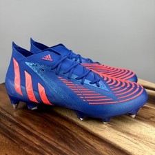 Adidas Predator Edge.1 SG Men's 8.5/ Women's 9.5 Soccer Cleats Blue H02965 NEW