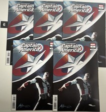 SAM WILSON CAPTAIN AMERICA #1 1:25 VARIANT (MARVEL 2024) Lot Of 5