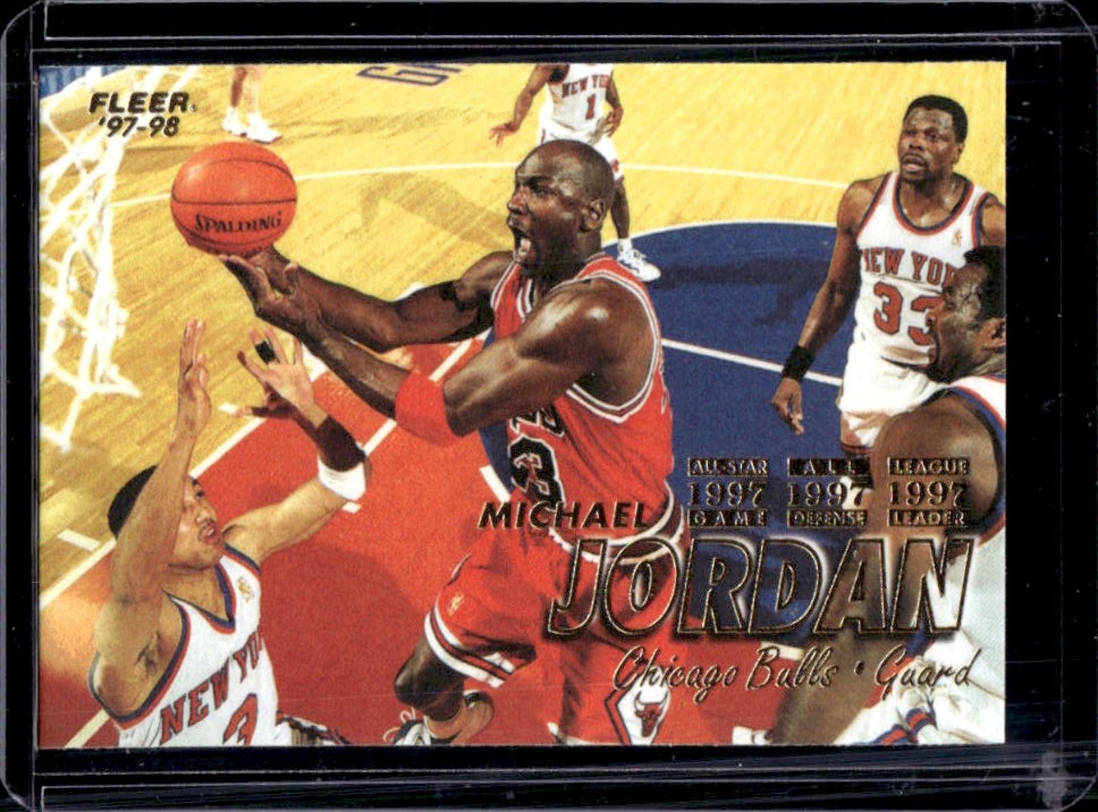 1997-98 Fleer Michael Jordan #23 Bulls