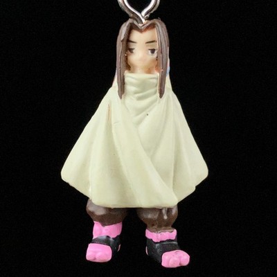Vintage Yujin Shaman King Asakura Hao Swing Keychain Anime Figure Japan Import