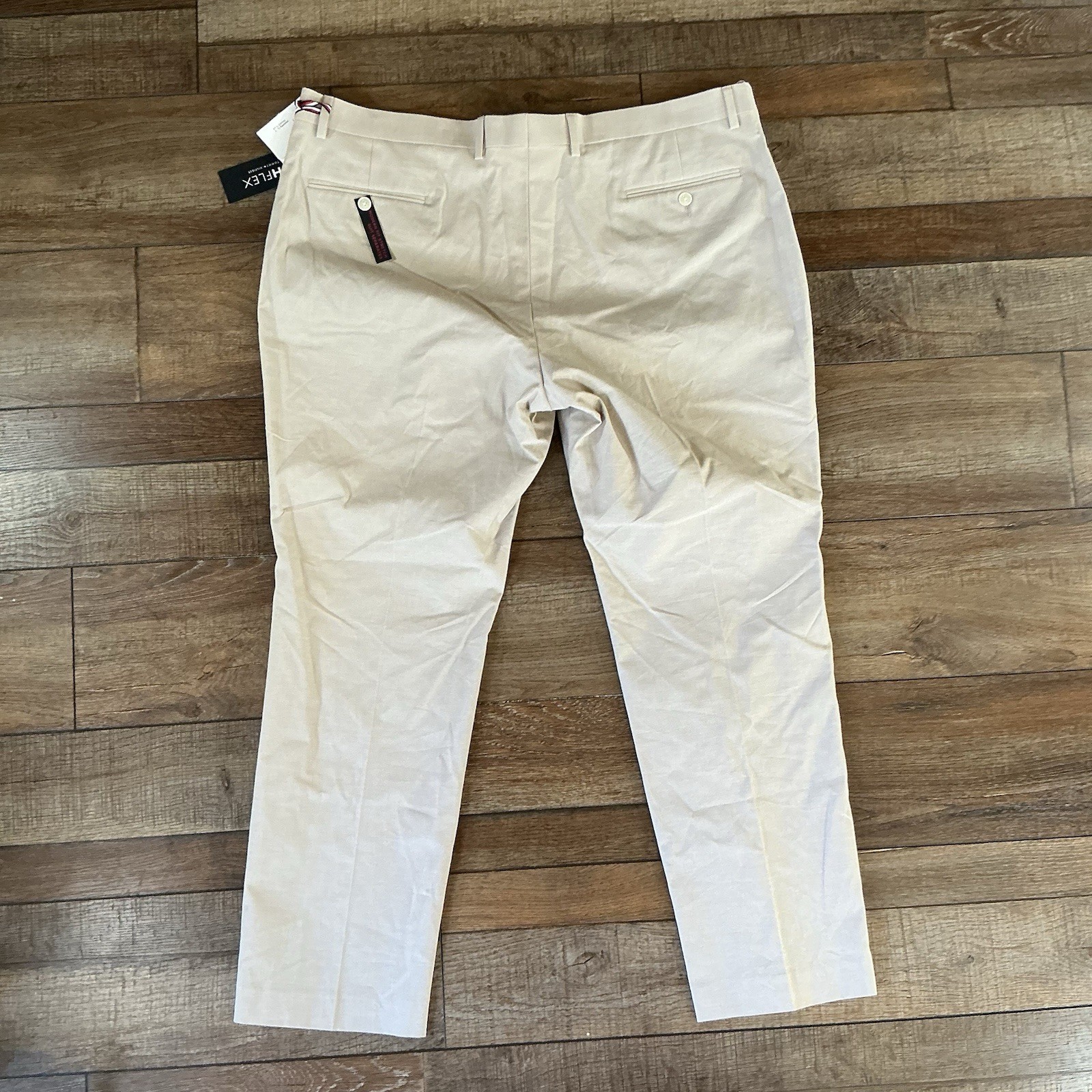NWT Tommy Hilfiger TH Flex Dress Pants Men's 42x30 Tan Stretch $135 MSRP #32B6 thumbnail 8