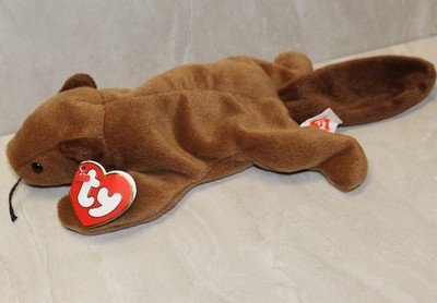 Bucky ( Beaver ) 3rd gen Ty Beanie Baby MWMT (SP)