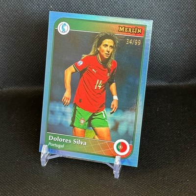 DOLORES SILVA /99 Blue Refractor - 2025 Topps Merlin Euros - Portugal
