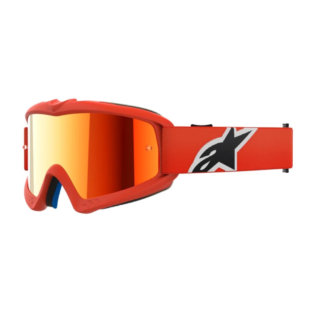 Alpinestars Vision YTH Corp Goggle MX Kids Orange Mirror Red