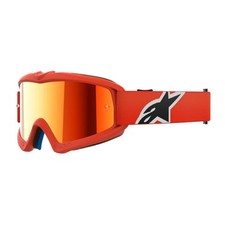 Alpinestars Vision YTH Corp Goggle MX Kids Orange Mirror Red