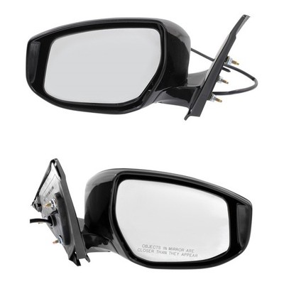 Power Mirrors For 2016-2020 Nissan Maxima Left and Right Side Textured Black