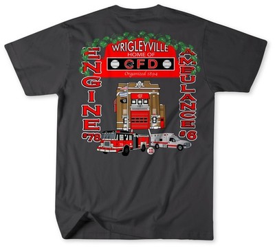 Unofficial Chicago Fire Department Firehouse 78 Shirt v3