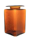 Blenko Handmade Glass 6518 Flat Top Vase in Honey Joel Myers Design
