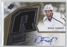 2015-16 SPx 2005-06 Retro Rookie Fabrics Jersey 207/399 Derek Forbort Auto 1x1