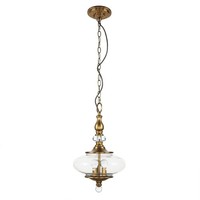 Vintage Pendelleuchte LYN Messing Ø30Cm 3Xe14 KüRzbar Lampe Esstisch Wohnzimmer