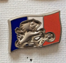France 98 World Cup French Country Flag With Footix Mascot Badge