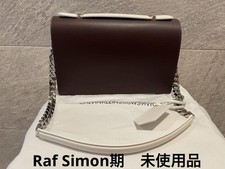Borsa a mano CALVIN KLEIN 205W39NYC borsa a tracolla catena in bordeaux USATA come nuova!!