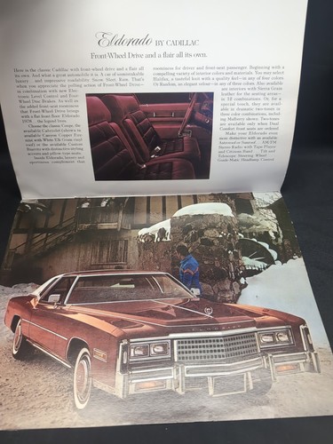 Cadillac 1978 Behind The Great Name Great Car Factory Dealership Verkaufsprospekt - Bild 5 von 12