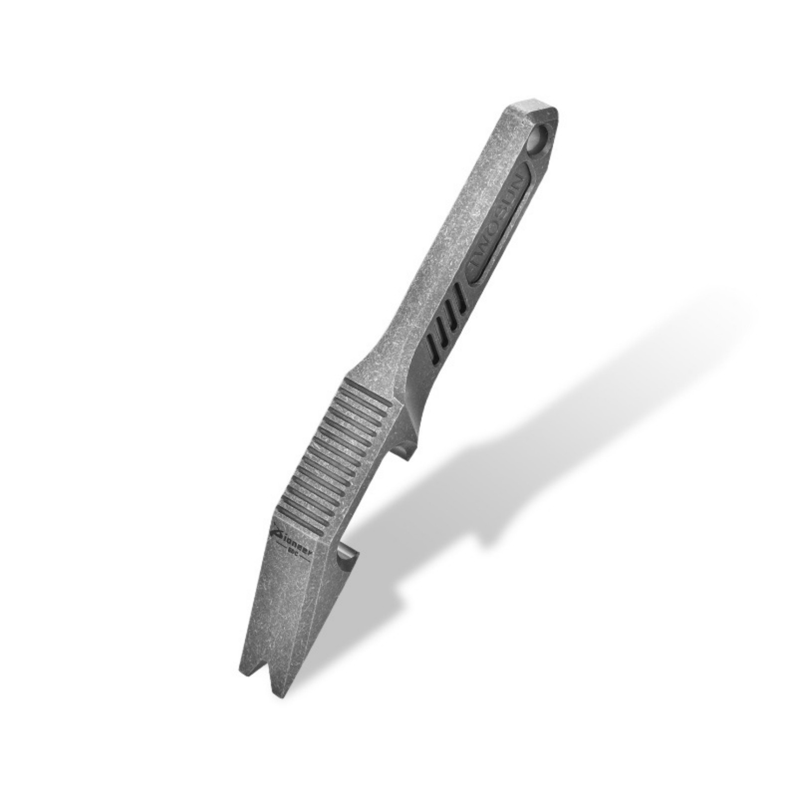 Titanium Alloy EDC Pry Bar Multi Tool Bottle Opener Outdoor Pocket Gear Portable