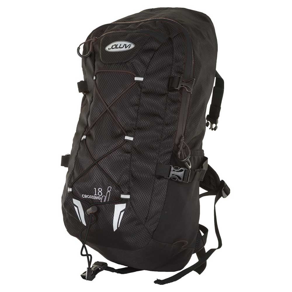 Sac à dos Crossing 18 unisexe adulte léger résistant gris anthracite