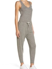 Vuori Lux Heather Gray Racerback Jogger Jumpsuit Romper Size Medium
