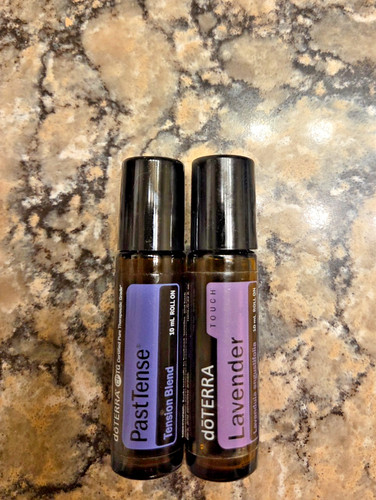 doTerra Past Tense Tension Blend & Lavender  Roll On Essential Oil - USED