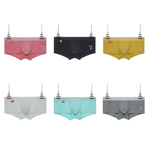 Herren Boxershorts separat konvex Beutel Baumwolle Unterwäsche offen Fliegerhöschen - Bild 5 von 14