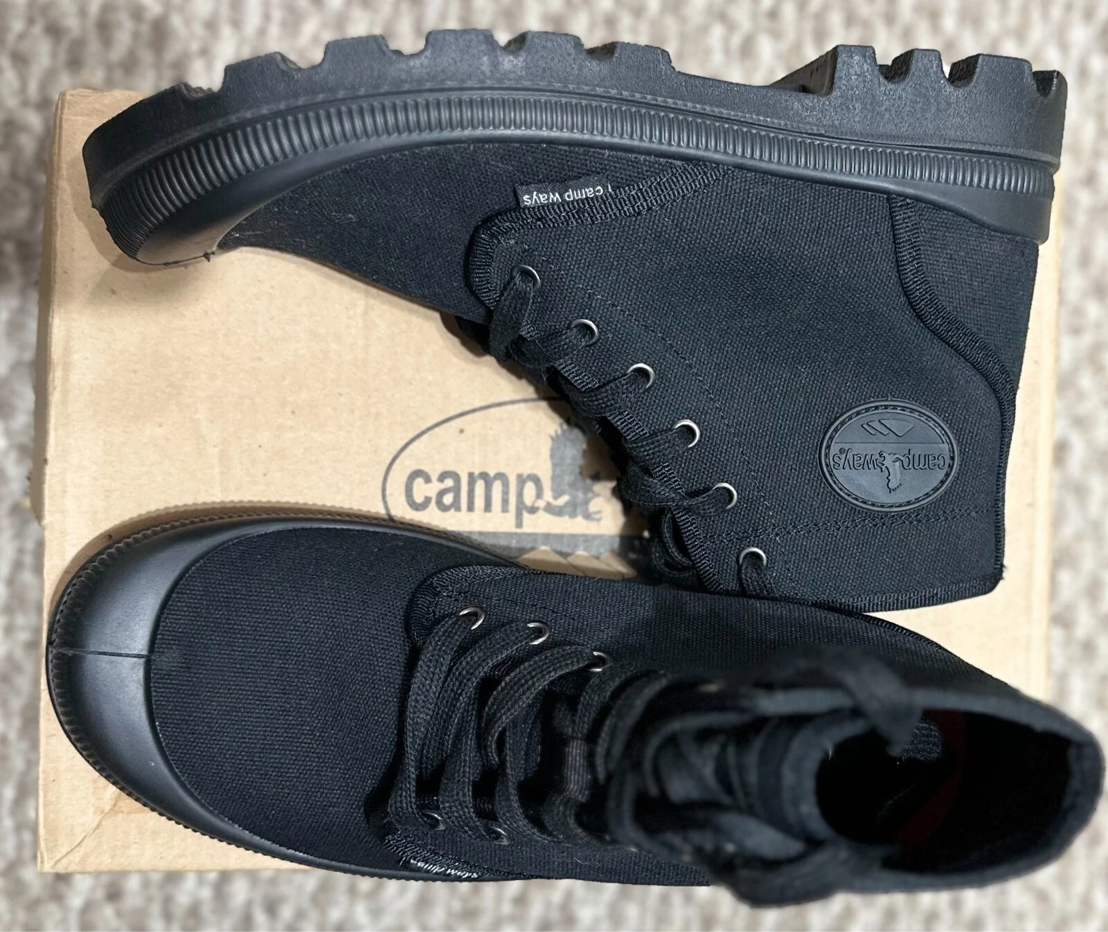 Camp Ways Inc Ranger Stonewashed Black Hiking Boot
Opens in a new window or tab