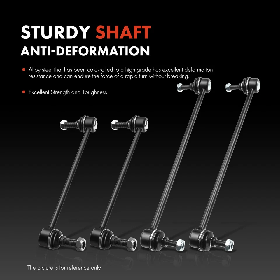 4x Link de barra estabilizadora dianteira e traseira para Land Rover LR2 2008 2009 2010 2011-2014 - Imagem 3 de 4