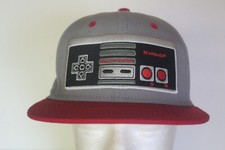 Nintendo NES Controller Adjustable Snapback Ball Cap Hat   Retro Gamer Style