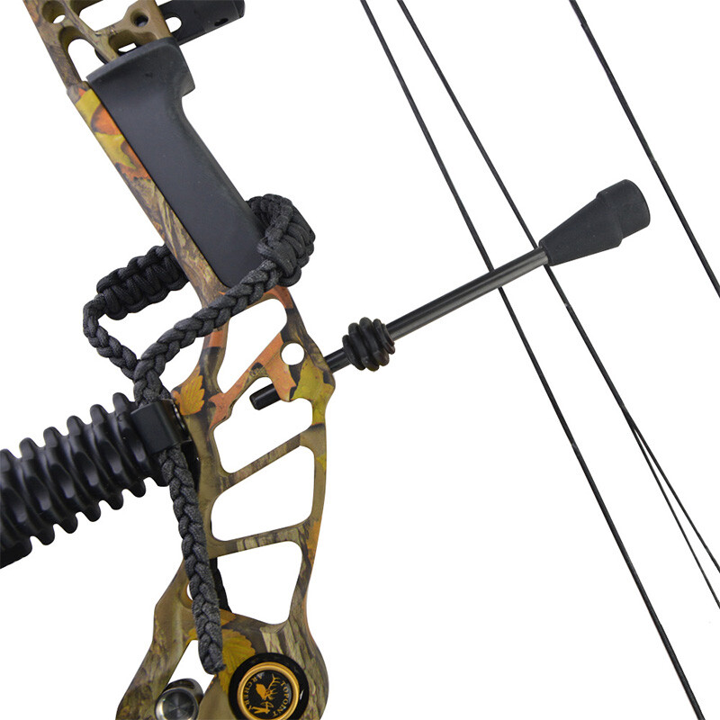 Stabilisateur De Corde Pour Arc à Poulies – SHARROW, Amorti Vibrations, Silencieux, Montage Universel, Alliage + Caoutchouc 176 G