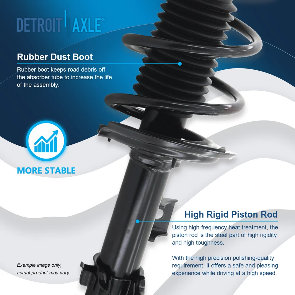 Barras estabilizadoras de resorte de puntales delanteros para Hyundai Elantra 2011 2012 2013 2014 2015 2016 Foto 4 de 4