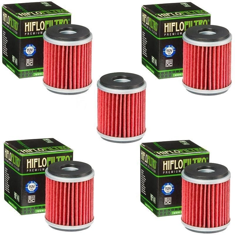 2003-2008 Yamaha WR450F Genuine HiFlo Oil Filter HF141 WR 450 450F - Pack of 5 - Image 4 of 4