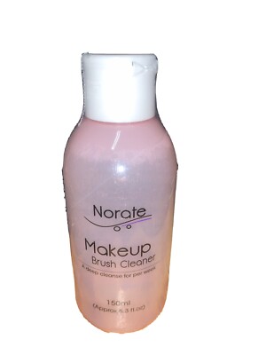 Norate Makeup Brush Cleaner. Gentle Liquid 5.3oz for Brushes&Sponges 11-17-25 EX