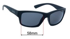 SFx Replacement Sunglass Lenses fits Bolle Holman - 58mm Wide